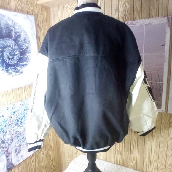 Aelfric Eden Vintage skull Varsity Jacket - Picture 3 of 7